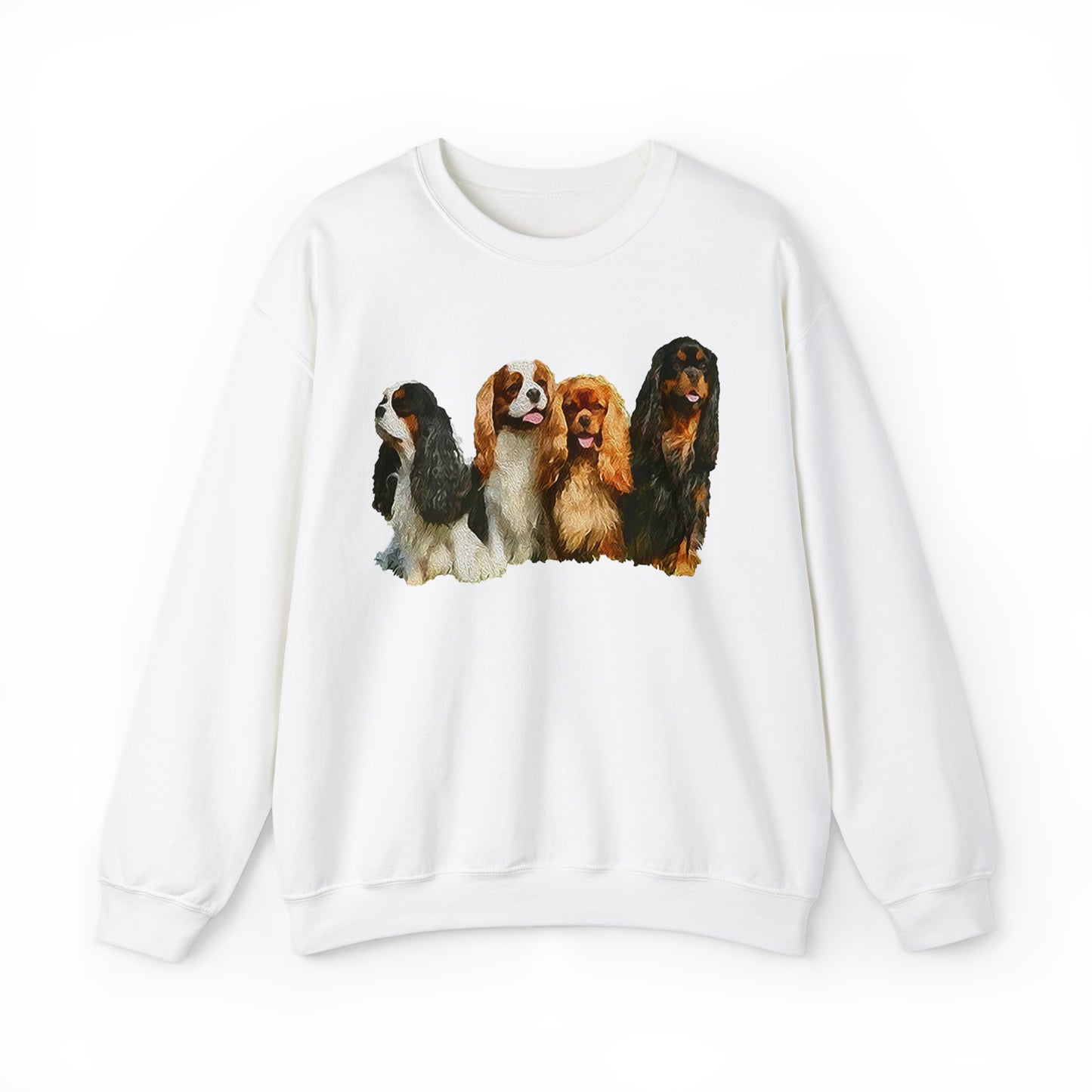 King Charles Spaniels 'Cavalier Club' Unisex Crewneck Sweatshirt