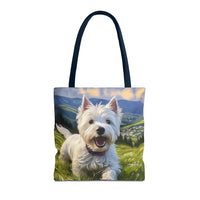 Westie #2 - West Highland Terrier - Polyester Tote Bag (AOP)