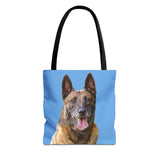 Belgian Malinois Tote Bag: A Canine Masterpiece