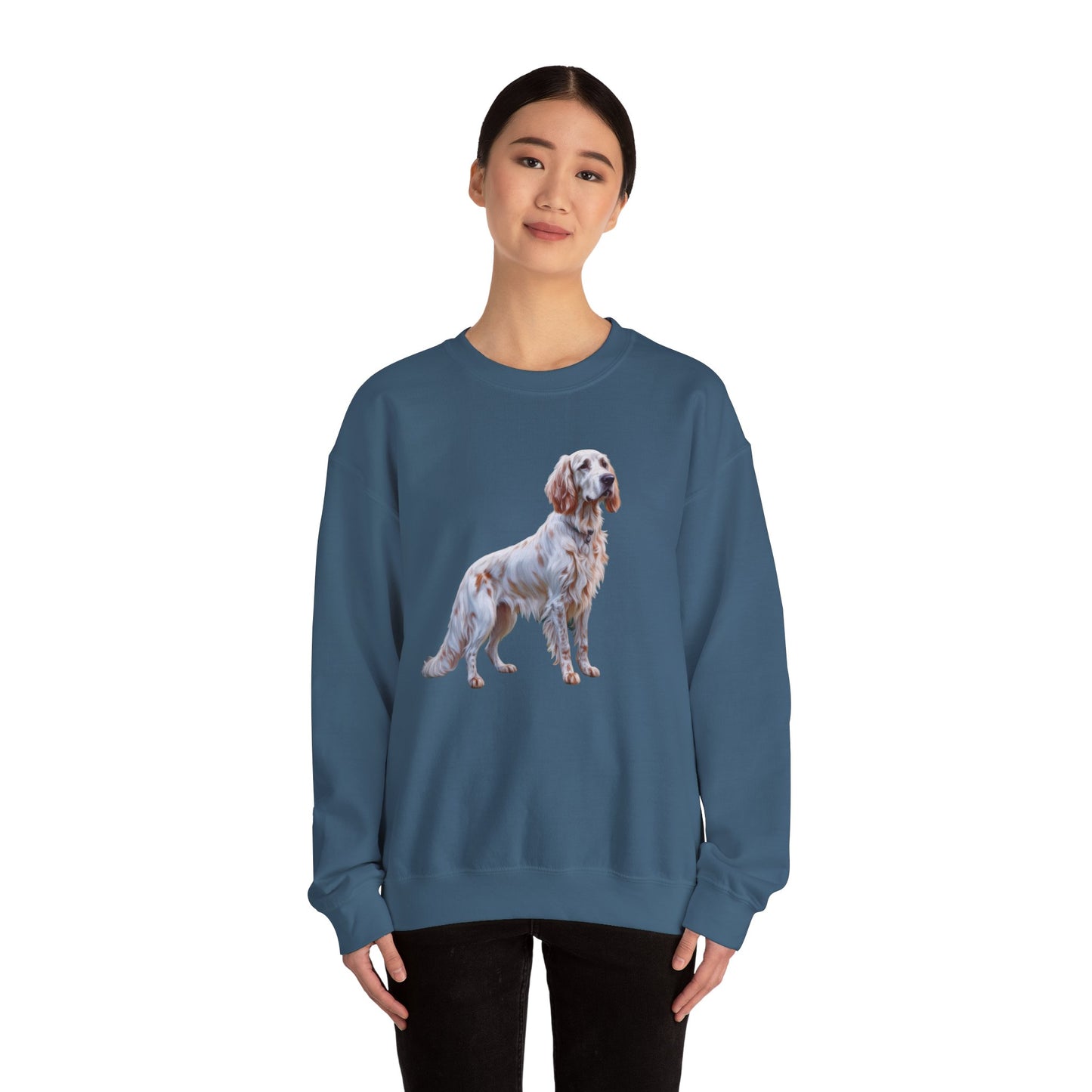 English Setter #2 - Unisex 50/50 Crewneck Sweatshirt