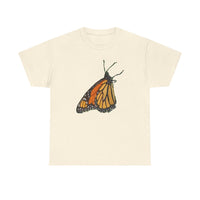 Monarch Butterfly 'Ann Butterfly' Unisex Heavy Cotton Tee