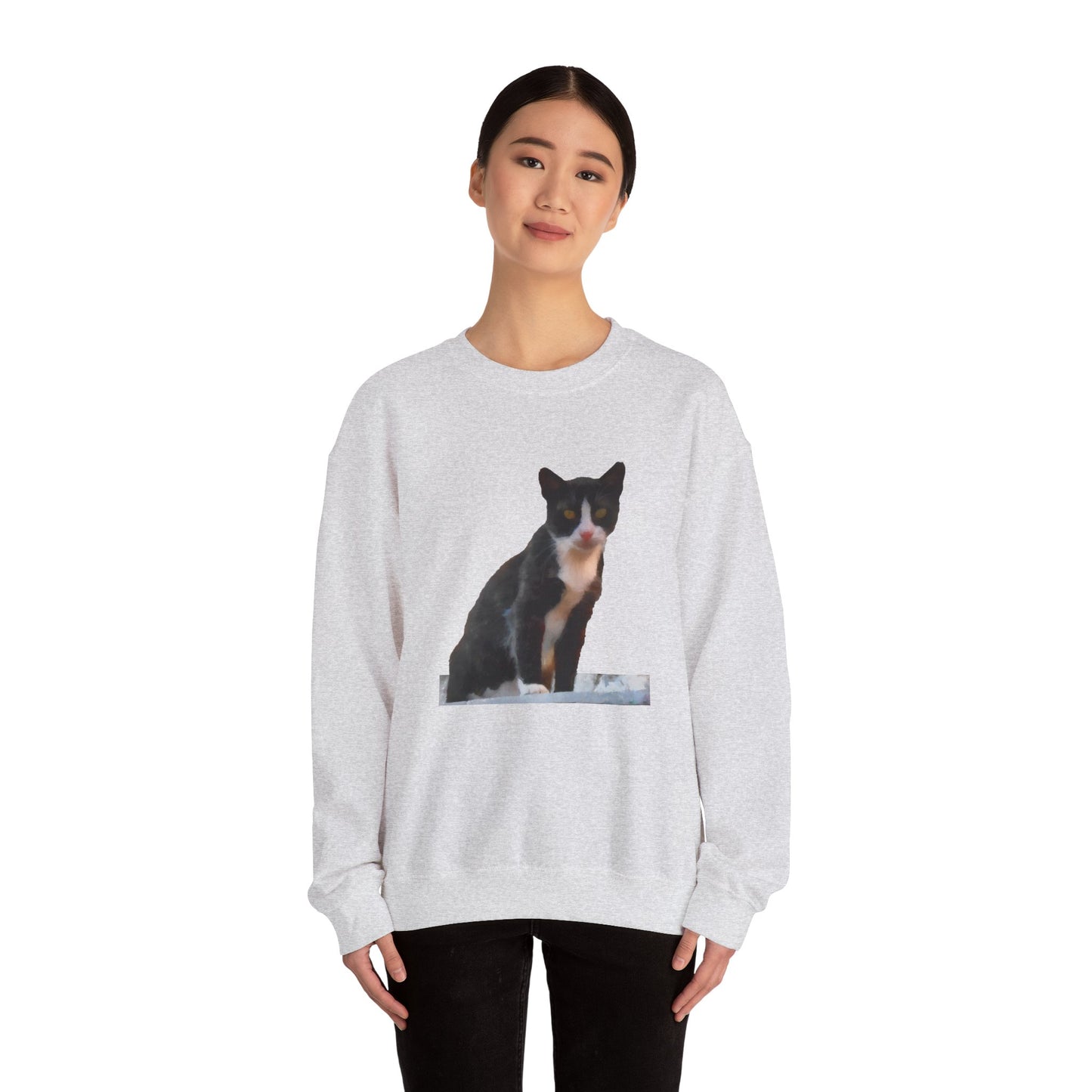 Cat from Hydra - Unisex 50/50 Crewneck Sweatshirt