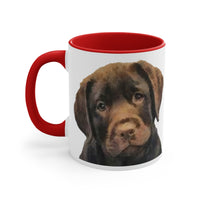 Chocolate Labrador Retriever - Accent Coffee Mug, 11oz