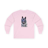 Norwegian Elk Hound Unisex Cotton Long Sleeve Tee