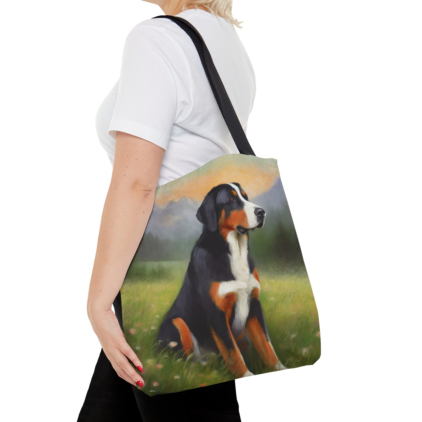Greater Swiss Mountain Tote Bag