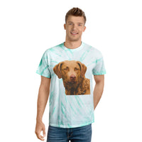 Chesapeake Bay Retriever Unisex Tie-Dye Tee, Cyclone