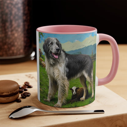 Romanian Carpathian Shepherd Dog 11oz Ceramic Accent Mug