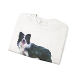 Border Collie 'Andrew' Unisex Crewneck Sweatshirt