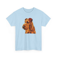 Irish Terrier 'Jocko' Unisex Heavy Cotton Tee