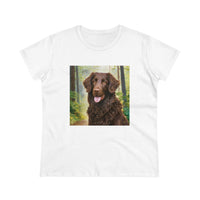 Curly-Coated Retriever Women's Midweight Cotton Tee