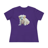 Bichon Frise Women's Relaxed Fit Cotton Tee