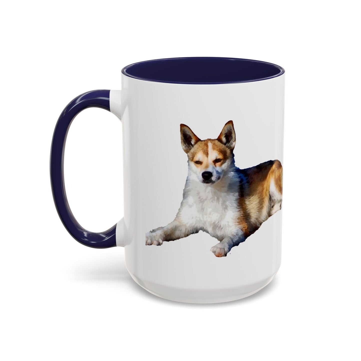 Norwegian Lundehund Accent Coffee Mug