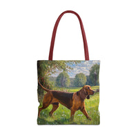 Bloodhound Polyester Tote Bag (AOP)