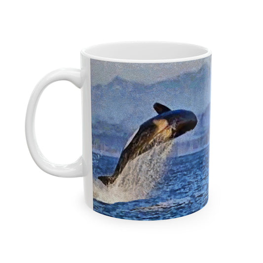 Whale 'Leviathan' - Ceramic Mug 11oz