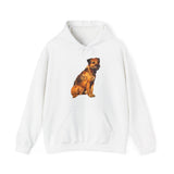 Charming Border Terrier 'Andrew' Unisex Hoodie