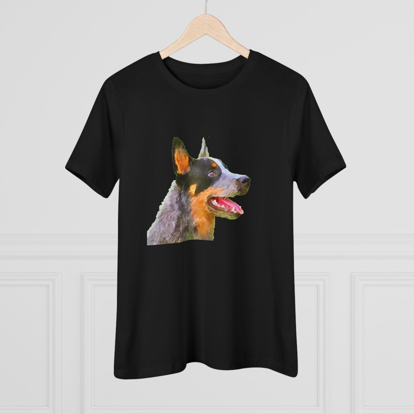 Blue Heeler - Australian Cattle Dog 'Percy' Women's Relaxed Fit Cotton Tee
