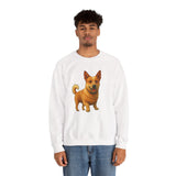 Red Heeler #2 - Unisex 50/50 Crewneck Sweatshirt