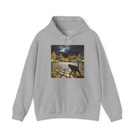 Night Cat Prowling Unisex 50/50 Hoodie