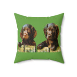 Boykin Spaniels Spun Polyester Throw Pillow