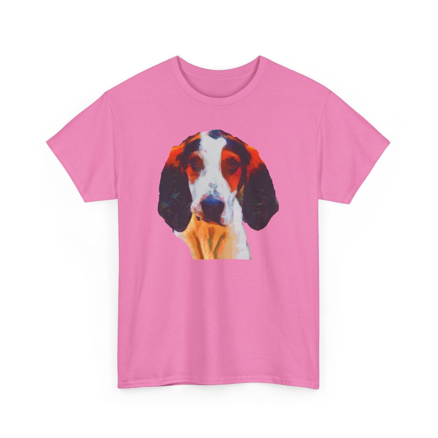Elegant Treeing Walker Coonhound Unisex Heavy Cotton Tee