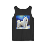 American Eskimo Dog Unisex Relaxed Fit Ringspun Cotton Tank Top