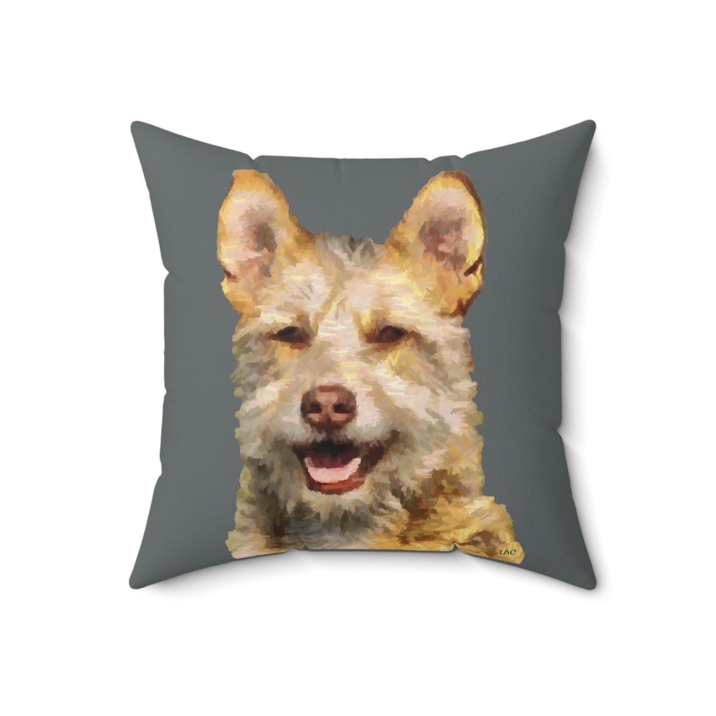Portuguese Podengo Spun Polyester Throw Pillow