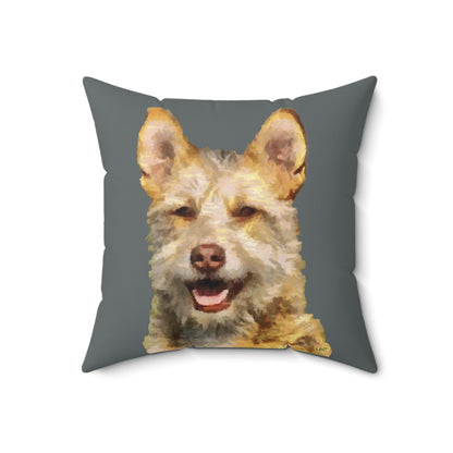 Portuguese Podengo Spun Polyester Throw Pillow