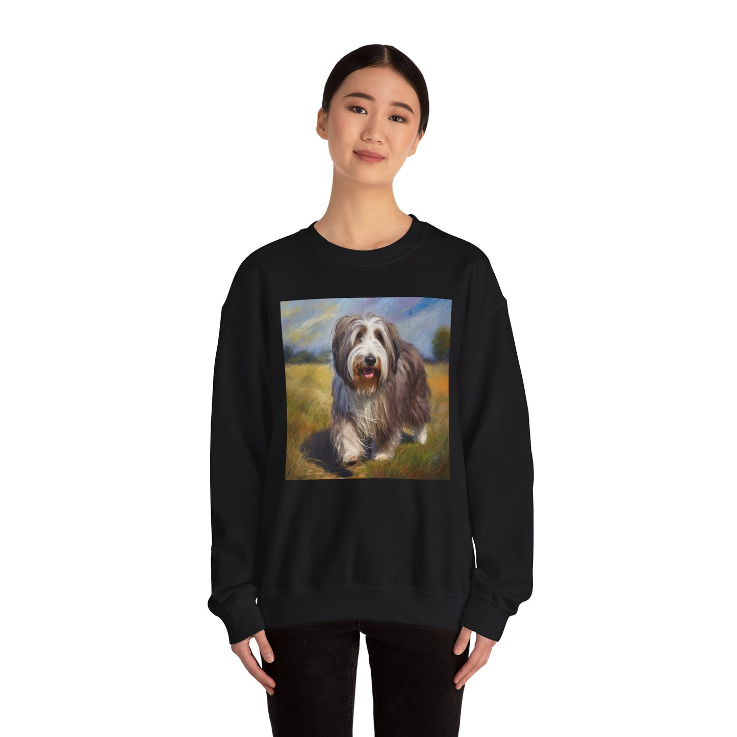 Bearded Collie Charm Crewneck Sweatshirt