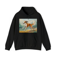 Saluki Unisex 50/50 Hooded Sweatshirt