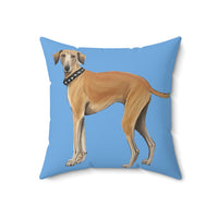 Sloughi - Arabian Greyhound - Spun Polyester Throw Pillow