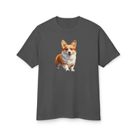 Welsh Corgi Puppy - Unisex Relaxed Fit Garment-Dyed Heavyweight Cotton Tee