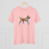 Korean Jindo Women's Relaxed Fit Cotton Tee