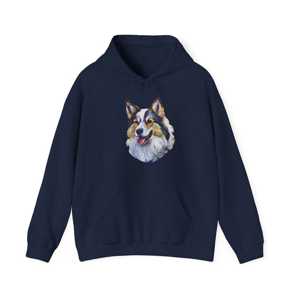 Alaskan Klee Kai Unisex 50/50 Hooded Sweatshirt