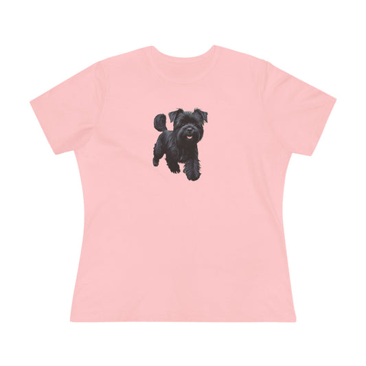 Affenspinscher- Women's Relaxed Fit Cotton Tee