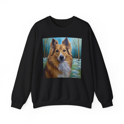 Icelandic Sheepdog #2 Unisex 50/50 Crewneck Sweatshirt