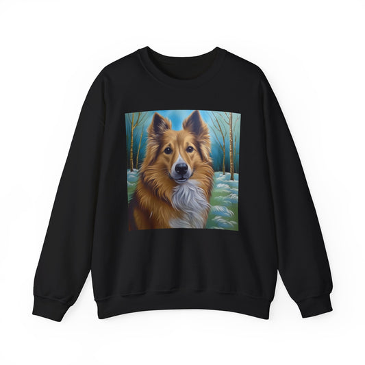 Icelandic Sheepdog #2 Unisex 50/50 Crewneck Sweatshirt