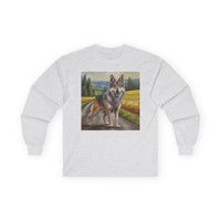 Czechoslovakian Vlciak 'Wolfdog' Classic Cotton Long Sleeve Tee