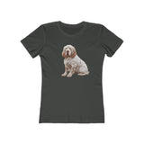 Clumber Spaniel - Women's Slim Fit Ringspun Cotton Tee