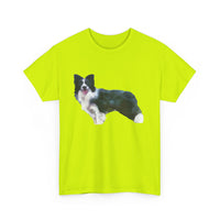 Border Collie '#1'  -  Unisex Heavy Cotton Tee