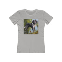 Large Munsterlander - Women's Slim Fit Ringspun Cotton Tee