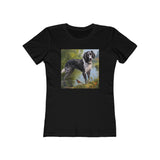 Large Munsterlander - Women's Slim Fit Ringspun Cotton Tee