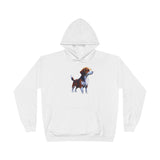 Drever Puppy - Unisex Fleece Lined Pullover Hoodie Sweatshirt