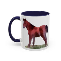 Horse 'Contata' Accent Coffee Mug - Playful Brew Companion