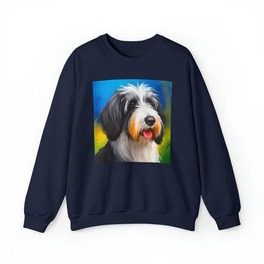 Polish Lowland Sheepdog Unisex 50/50 Crewneck Sweatshirt