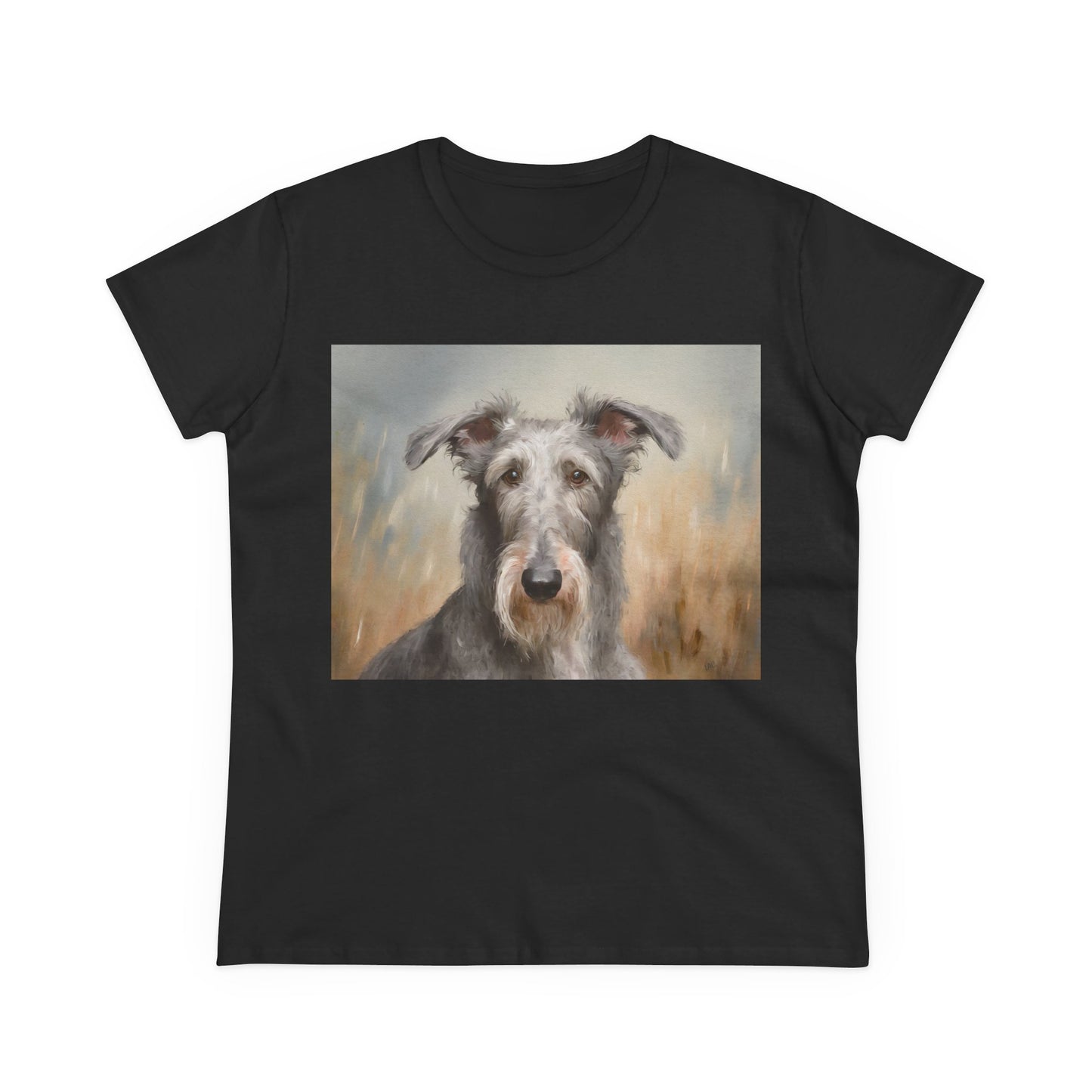 Scottish Deerhound Women’s Midweight Cotton Tee