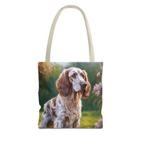 English Setter Polyester Tote Bag (AOP)