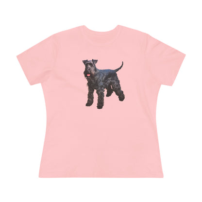 Kerry Blue Terrier Women's Relaxed Fit Cotton Tee