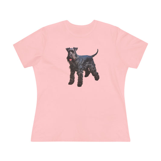 Kerry Blue Terrier Women's Relaxed Fit Cotton Tee