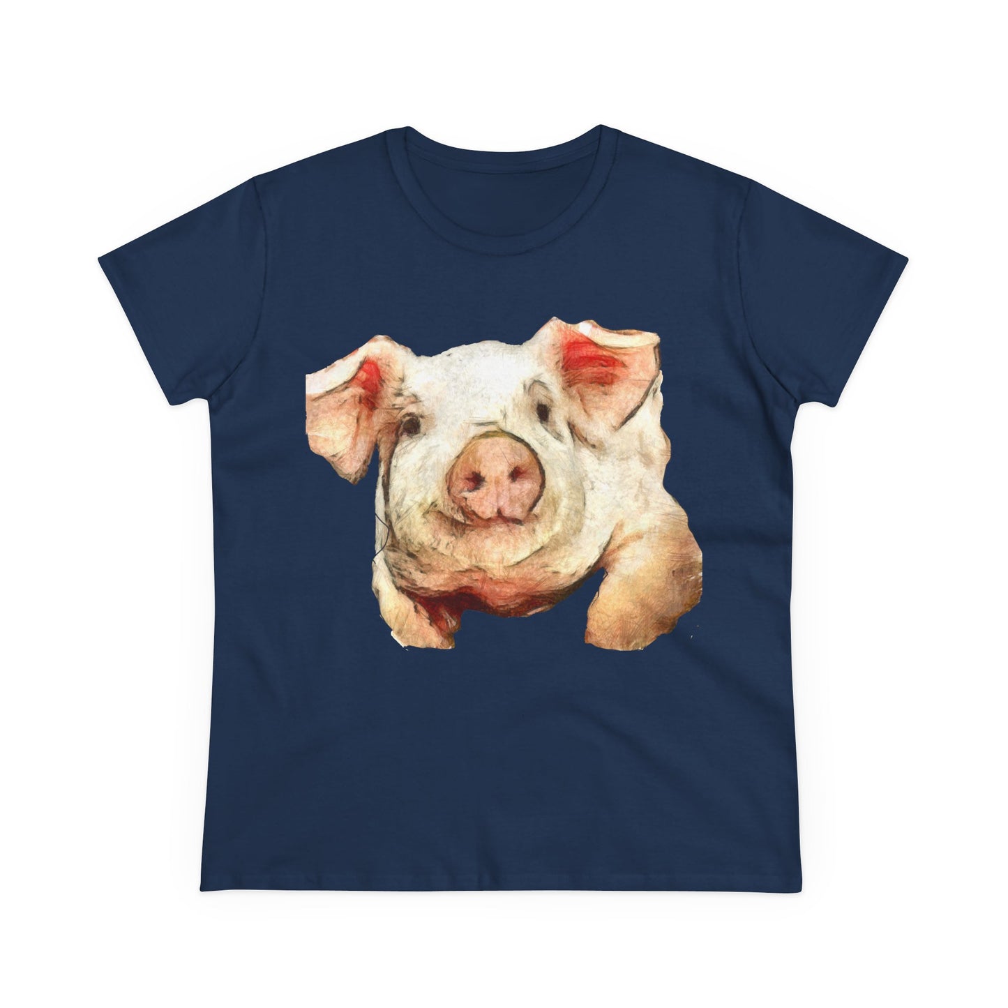 Pig 'Petunia' Women's Midweight Cotton Tee