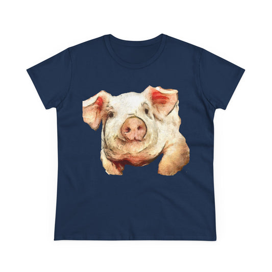 Pig 'Petunia' Women's Midweight Cotton Tee
